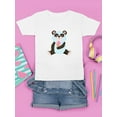 thumbnail image 3 of Panda Eating Ice Cream T-Shirt Juniors -Image by Shutterstock,  x-Large, 3 of 4