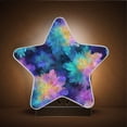 thumbnail image 3 of Star Shaped Energy Saving Night Light Living Room Night Light, Bedroom Night Light, Corridor Night Light, Study Night Light Purple Tie-dye, 3 of 6