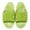 Green, variant on JeashCHAT Slip On Slide Sandals for Women Durian Slides Ladies Beach Shoes House Slippers Summer Sandals (Green)