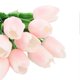 thumbnail image 3 of Lot de 10 tulipes artificielles roses, décoration pour salon, table à manger, 3 of 4
