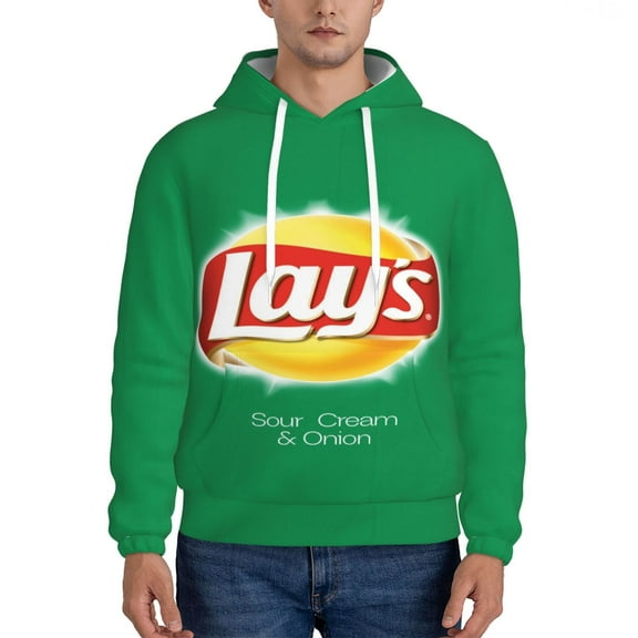 Lay's Hoodies Fashion Graphic Sweatshirts with Pockets for Women Men S