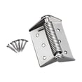thumbnail image 2 of GROWTH TANK Self Closing Spring Door Hinge Automatic Door Closer Hinge for Fence Kitchen Silver, 2 of 9