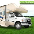 thumbnail image 6 of Leisure LED RV Trailer Camper 5th Wheel White 8.5" Round Scare Porch 12V LED Light 600 LM with 11" Angled Bezel (LED Light with Angle Bezel in White), 6 of 9