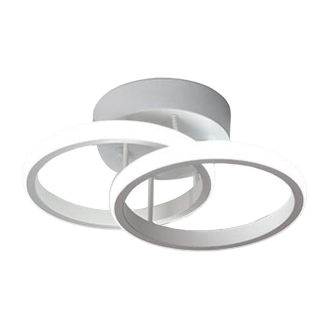 Lámpara de techo LED moderna Sunnimix montaje empotrado accesorio de iluminación colgante candelabro blanco 24 × 16 × 125cm