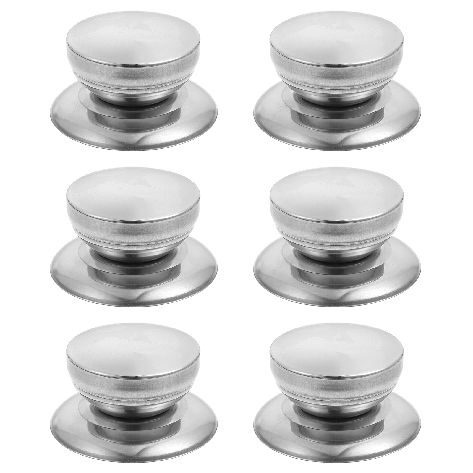 HOMEMAXS 6Pcs Stainless Steel Pot Lid Handle Heatresistant Cookware