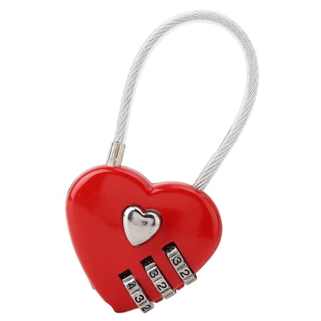 Secure Mini With 3,Number Code, Durable Zinc Alloy Lock For Suitcases, Hall Lockers More