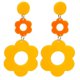 thumbnail image 5 of Flower Dangle Earrings for Women Lightweight Drop Earrings with Floral Design, Stylish Statement Jewelry for Any Occasion, 5 of 5