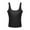 Black, variant on tarylea Womens Tank Tops Built in Bra Sleeveless Built in Bra Square Neckline Fitted Tops Casual Summer Plain Color Tops