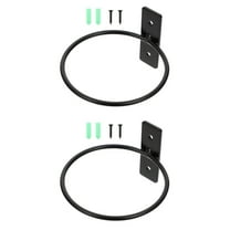 unbranded 2 Sets  of Wall Planter Ring Flower Pot Hanging Rack Railing Hanging Flowerpot Stand