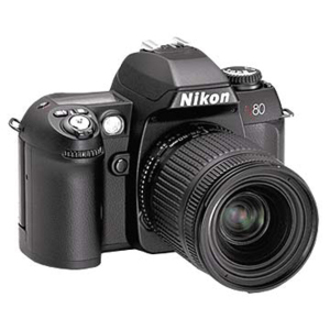 Nikon N80 35mm SLR Camera with 28-100mm f/3.5-5.6G Zoom-Nikkor Lens - image 1 of 16