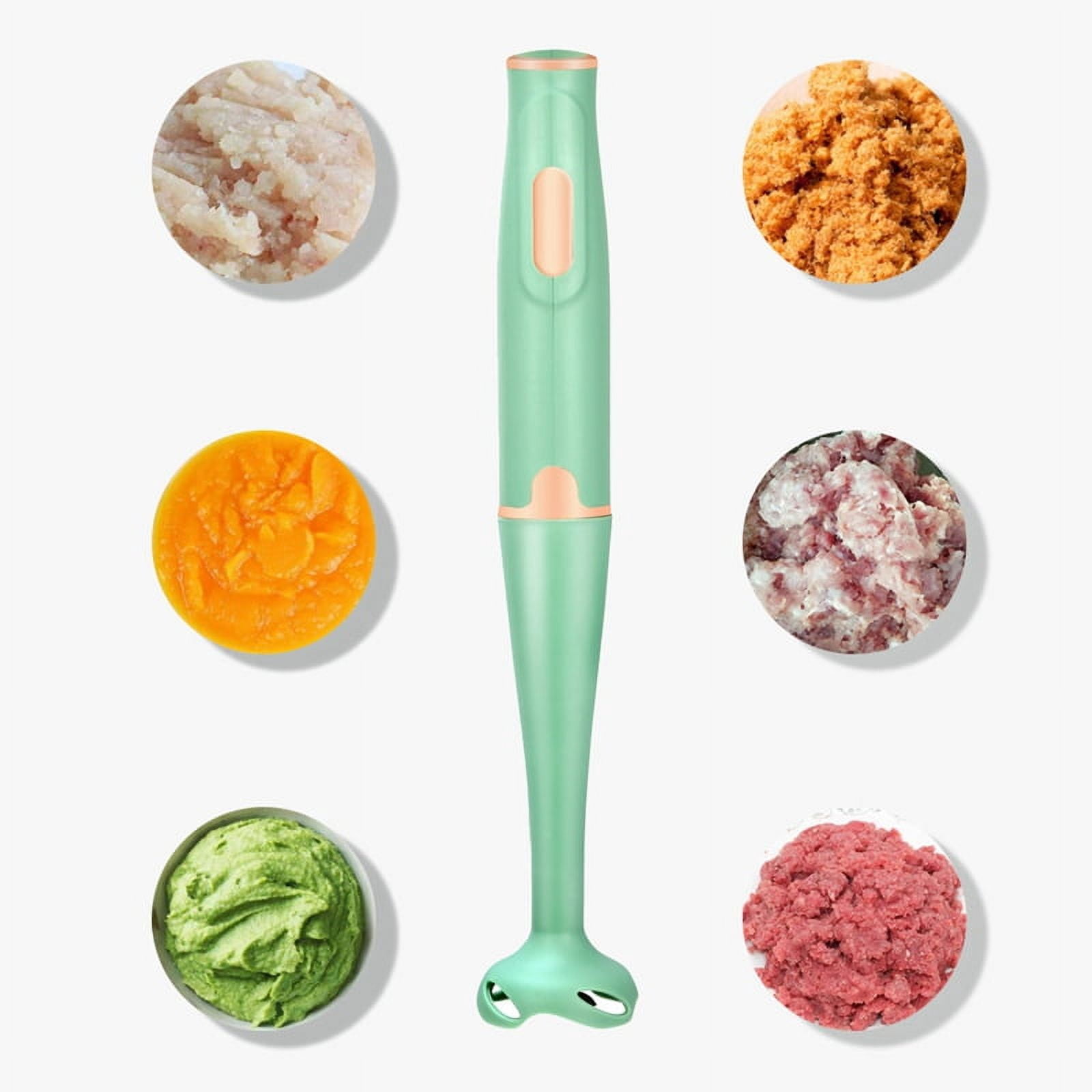 Hand Blender Kitchen Food Vegetable Grinder Food Mixer Purees Smoothies Shakes Sauces Soups Sage US Plug Black