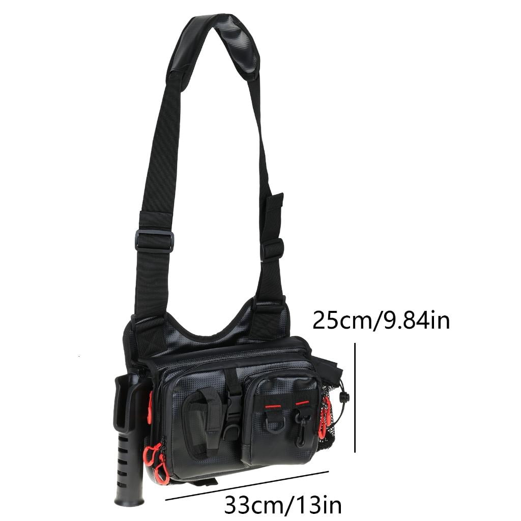 CEORPER Fishing Gear Bag Large Capacity Fishing Lure Organizers Fishing Tackle Bag