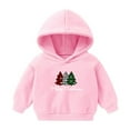 thumbnail image 2 of ibuvkizy Hoodies for Girls Winter Long Sleeve Pullover Hoodies Tops,Christmas Toddler Baby Boy's Girl's Hoodie Children's Casual Print Sweatshirt for the Baby Gift, 2 of 5