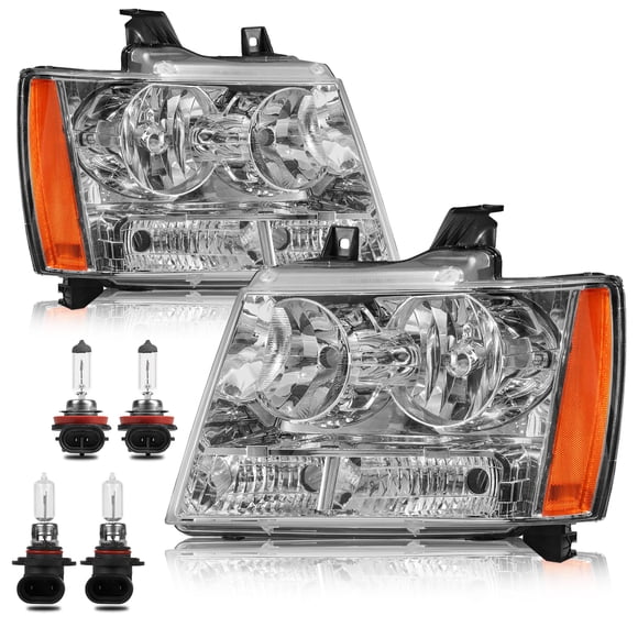 Conjunto de faros KUIPERAUTO para Chevy Tahoe/Suburban