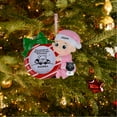 thumbnail image 2 of Maxora Personalized Ornaments Customized Christmas Ornament Photo frame Ornament for Baby Girl 1st Christmas Free Customize, 2 of 9