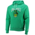thumbnail image 2 of Men's Homage Green Ball Hogs Raglan Tri-Blend Pullover Hoodie, 2 of 3