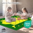 thumbnail image 4 of ODIKA 8'x10' Machine Washable Non-Slip Area Rug, Vibrant Pineapple Motif With Stylized Geometric Fruit High Traffic Rug, Green, 232873, 4 of 7