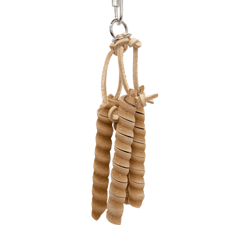 1044 Leather Lasso Springer Mandarin Bird Toys by M&M