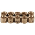 thumbnail image 2 of Billiard Cue Brass Tip, Durable Copper Snooker Cue Tips Ferrules  Billiard 9.5MM With Teeth, 2 of 8