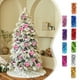 thumbnail image 1 of Adornos para árbol de Navidad - Paquetes de 24 bolas de plástico inquebrantables en 10 colores variados (40mm), 1 of 7