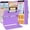Purple, variant on Nurse Clipboard Nursing Clipboard Foldable: Folding Clipboards with Nursing Edition Cheat Sheets 3 Layers Trifold Clip board Pocket Size Aluminum Clinical Clip boards for Nurses Students Doctor Purpl