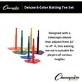 thumbnail image 3 of Champion Sports Deluxe 6-Color Batting Tee Set - 22" to 47" - Set of 6, 3 of 5