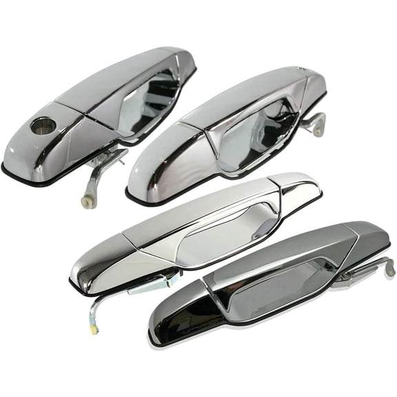 Afa Motors Exterior Front Rear Left Right Door Handle for Cadillac Escalade,Chevy Avalanche Silverado Suburban Tahoe,GMC Sierra 1500 2500 3500 HD Yukon 1500 2500 Car Door Handle 4 Pcs