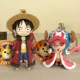 thumbnail image 2 of Llavero Kawaii de una pieza con figura de Anime, colgante de Luffy, Chopper, bolso bonito, adorno de muñecas, regalos de cumpleaños para niños, 2 of 5