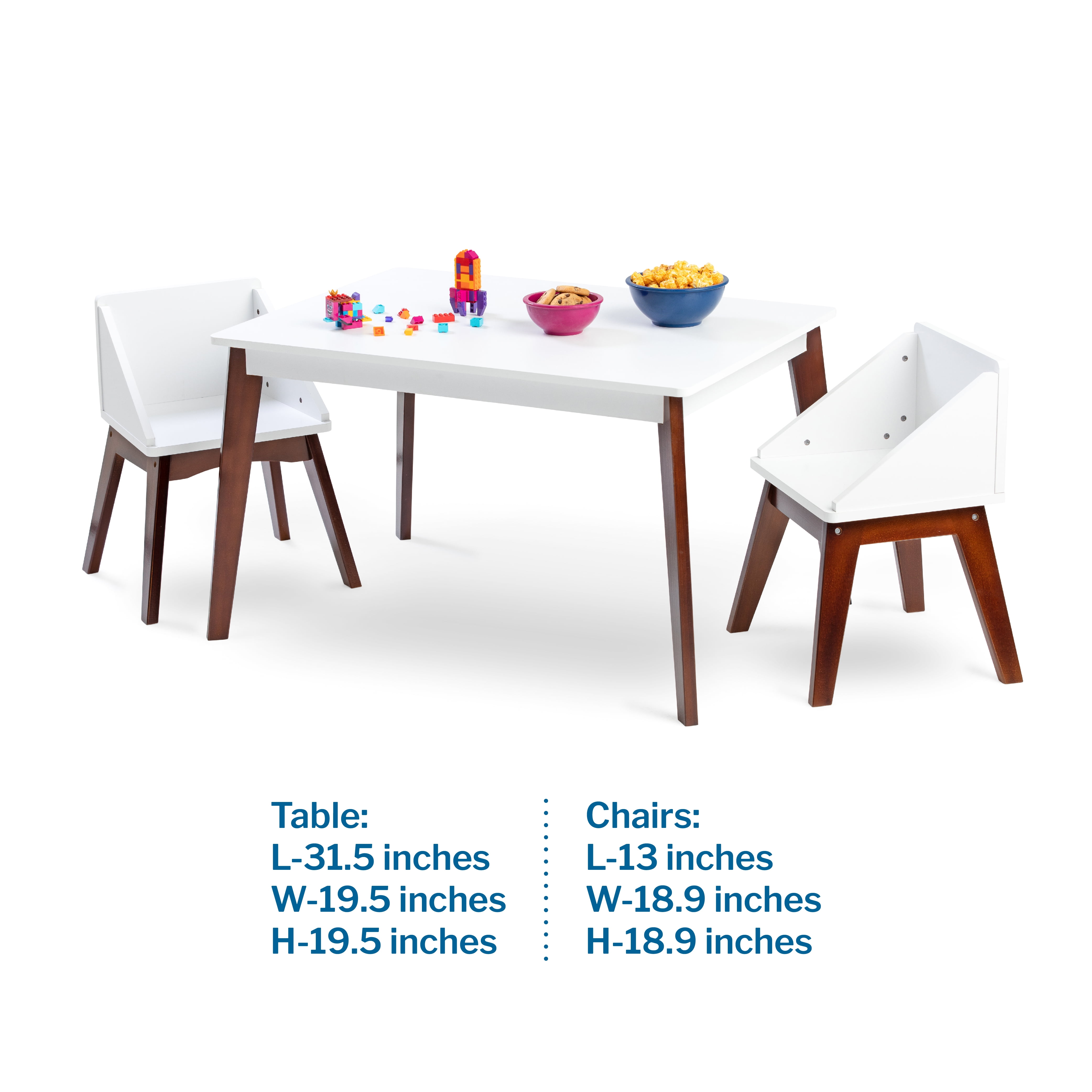 white table and chairs for toddlers