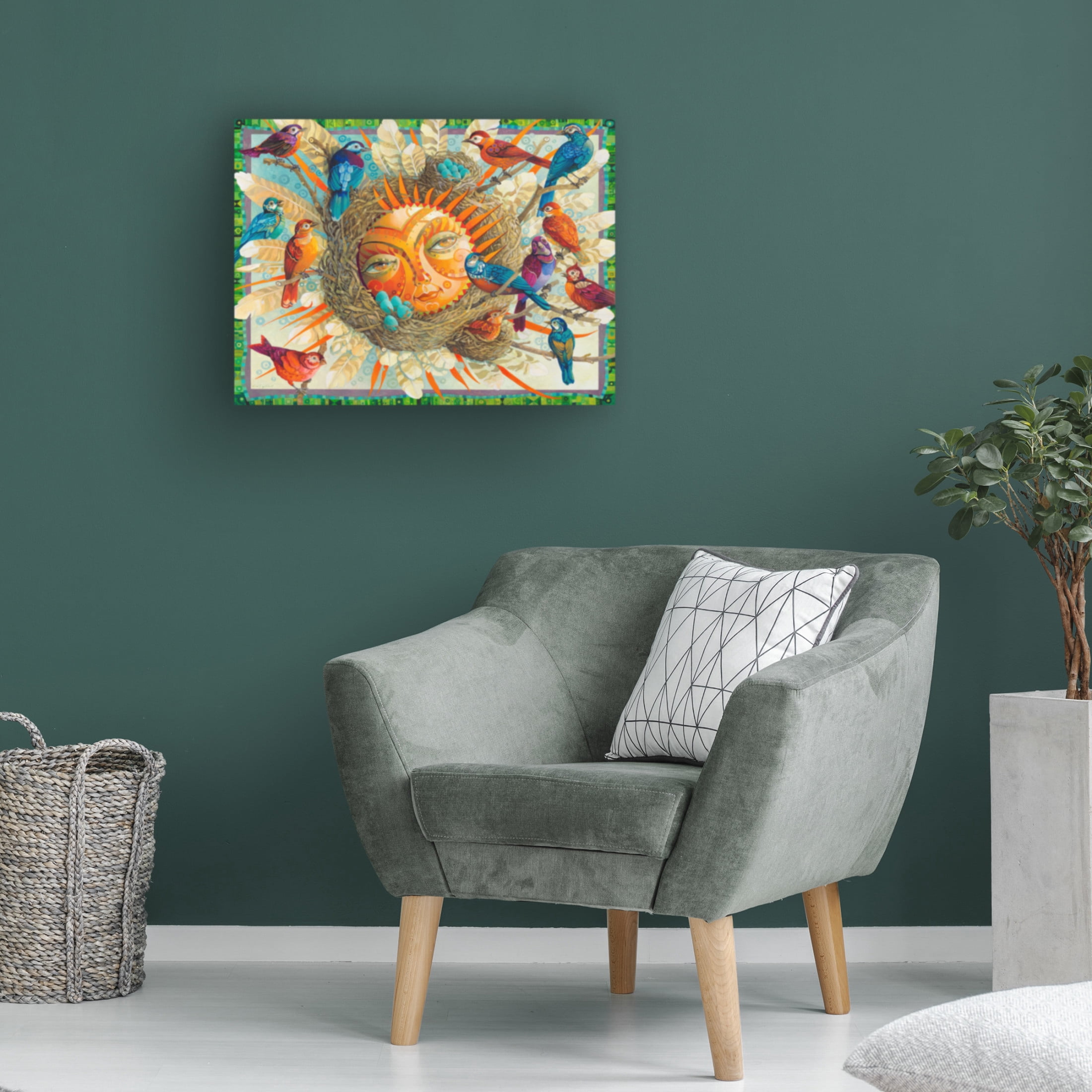 Canvas Wall Art - David Galchutt 'Shine' Wall Art for Living Room, Bedroom, or Office Décor by Trademark Fine Art - 24 x 18 Inches