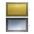 thumbnail image 3 of Moyic Paquete de 100 tarjetas de visita, sublimación de aluminio, ahueca hacia fuera, papelería exquisita, etiquetas de identificación, Almacenamiento y organización del hogar Plata cepillada 0.45 mm, 3 of 6