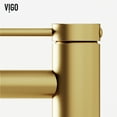 thumbnail image 2 of VIGO Jewel 6 in. Single-Hole Single Handle Bathroom Faucet in Matte Brushed Gold-VG01055MG, 2 of 13