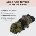 thumbnail image 3 of Kitsch Scrunchies, Hair Scrunchies, Adult, Scrunchie Hair Tie, Green, 5 Pack, 3 of 6