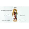 thumbnail image 4 of Our Lady of Guadalupe (Virgen de Guadalupe) with Child Statue - Available in 8, 12, and 16 Inches (Sx8"inches), 4 of 6