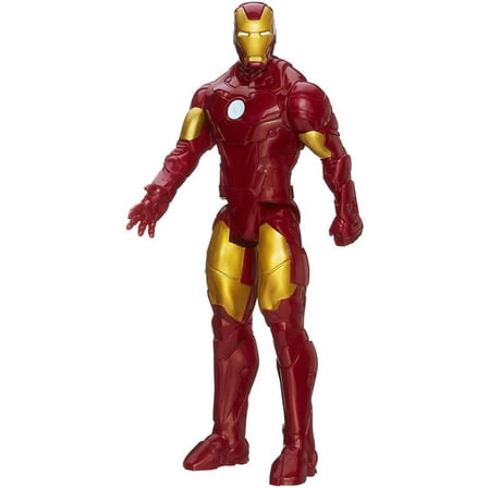 Marvel Titan Hero Child Iron Man Action Figure, White, 2.01" x 4.02" x 12.01"