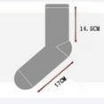 thumbnail image 3 of Penkiiy 5-Pack Men's Thermal Cotton Socks – Premium Ribbed Mid-Crew for Winter Comfort (5PC), 3 of 5