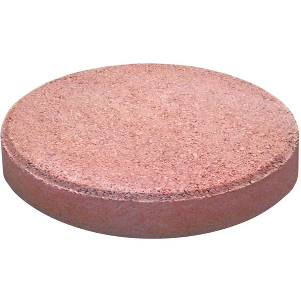 12 X Circle Red Concrete Patio, 24 Inch Round Patio Stones