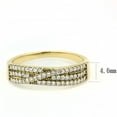 thumbnail image 2 of Rings for Women Gold 316L Stainless Steel DA321 - AAA Grade Cubic Zirconia in Clear, 2 of 5