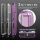 thumbnail image 2 of Funda protectora resistente a golpes y caídas, transparente de triple capa, compatible con iPhone 16 Pro., 2 of 8