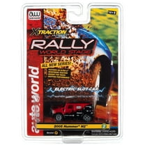 Auto World Xtraction Rally World Sc80 R3 Slot Car 2005 Hummer H2 Red Sr A