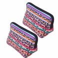 thumbnail image 5 of Bolsa de cosméticos de neopreno para viajes al aire libre, estuche de maquillaje, bolso portátil, organizador n. ° 6, 2 uds., 5 of 5