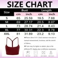 thumbnail image 3 of vigerkar Womens Y Sports Bras Yoga Top with Cups Spaghetti Thin Strap Workout Bra Tops (Light Blue, XL/10), 3 of 9