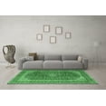 thumbnail image 3 of Ahgly Company Indoor Rectangle Medallion Emerald Green Traditional Area Rugs, 2' x 3', 3 of 4