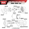 thumbnail image 4 of Warn Winch Cable 60076 3/16 Inch Diameter x 50 Foot Length; Galvanized Aircraft Wire, 4 of 5