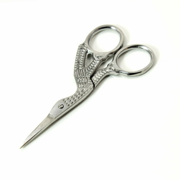 Stainless Steel Tailors Stork Craft Scissors Straight Sharp Tip, 3.5 inch