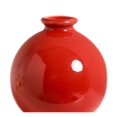 thumbnail image 6 of deevoka Plant Pot Home Table Centerpiece Desktop Small Bookshelf Ceramic Flower Vase Red, 6 of 9
