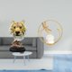 thumbnail image 2 of Escultura Moderna De Animal Con Bola De Cristal Para Entrada, Sala De Estar, Estantería, Mesa, Pasillo, Chimenea, Dormitorio, Oficina, Decoración., 2 of 8