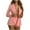 Pink, variant on qolati Women's 2 Pieces Outfits Casual Open Front Blazers with High Waisted Belted Bermuda Pants Blazer Shorts Set Casual Long Sleeve Business Work Suit Sets