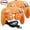 Orange, variant on LUXMO 2Pack Gamecube Controller, Wired Gaming Gamepad Controller for GameCube Video Game Console 1.8m/5.9ft