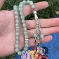 thumbnail image 6 of Glass Prayer Beads Tassels Hand Bracelet Islamic 33 Beads Rosary Bracelet Religious Jewelry Gift for Men Women, 6 of 9